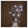 Kép 6/12 - LED karácsonyi nano fényfüzér, 1,9 m, 2x AA, beltéri, hideg fehér, időzítő