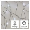 Kép 12/12 - LED karácsonyi nano fényfüzér, 1,9 m, 2x AA, beltéri, hideg fehér, időzítő