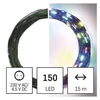 Kép 4/12 - LED karácsonyi nano fényfüzér, zöld, 15 m, kültéri és beltéri, többszínű, időzítő