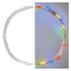 Kép 10/14 - LED karácsonyi nano fényfüzér, 1,9 m, 2x AA, beltéri, többszínű, időzítő