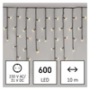 Kép 4/14 - LED karácsonyi jégcsapok, 10 m, kültéri és beltéri, meleg fehér, programokkal