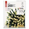 Kép 11/14 - LED karácsonyi jégcsapok, 3,6 m, kültéri és beltéri, meleg fehér, programokkal