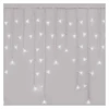 Kép 10/16 - LED karácsonyi jégcsapok, 5 m, kültéri és beltéri, hideg fehér, távirányító, progr, időz.