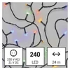 Kép 4/11 - LED karácsonyi fényfüzér, 24 m, kültéri és beltéri, többszínű, időzítő