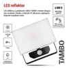 Kép 9/49 - LED-es reflektor TAMBO mozgásérzékelővel, 20 W, 2000 lm, fekete