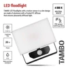 Kép 11/49 - LED-es reflektor TAMBO mozgásérzékelővel, 20 W, 2000 lm, fekete