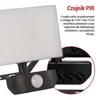 Kép 20/49 - LED-es reflektor TAMBO mozgásérzékelővel, 20 W, 2000 lm, fekete