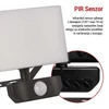 Kép 22/49 - LED-es reflektor TAMBO mozgásérzékelővel, 20 W, 2000 lm, fekete