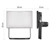 Kép 8/43 - LED-es reflektor TAMBO, 10 W, 1000 lm, IP65, fekete
