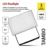 Kép 12/43 - LED-es reflektor TAMBO, 10 W, 1000 lm, IP65, fekete