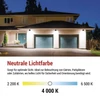 Kép 25/43 - LED-es reflektor TAMBO, 10 W, 1000 lm, IP65, fekete