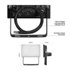 Kép 35/43 - LED-es reflektor TAMBO, 10 W, 1000 lm, IP65, fekete