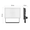 Kép 8/43 - LED-es reflektor TAMBO, 20 W, 2000 lm, IP65, fekete