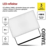 Kép 10/43 - LED-es reflektor TAMBO, 20 W, 2000 lm, IP65, fekete