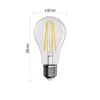 Kép 4/12 - LED izzó Filament A60 / E27 / 5,9 W (60 W) / 806 lm / meleg fehér