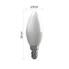 Kép 4/9 - LED izzó Basic gyertya / E14 / 6 W (42 W) / 510 lm / meleg fehér