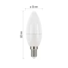 Kép 4/8 - LED izzó Classic gyertya / E14 / 5 W (40 W) / 470 lm / meleg fehér