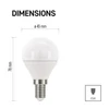 Kép 7/13 - LED izzó Classic Mini Globe / E14 / 5 W (40 W) / 470 lm / meleg fehér