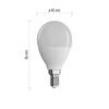 Kép 4/15 - LED izzó Classic Mini Globe / E14 / 7,3 W (60 W) / 806 lm / meleg fehér