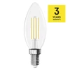 Kép 6/12 - LED izzó Filament gyertya / E14 / 1,8 W (25 W) / 250 lm / Természetes fehér