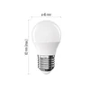 Kép 4/11 - LED izzó Basic Mini Globe / E27 / 5,5 W (40 W) / 470 lm / Természetes fehér