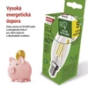 Kép 13/33 - LED izzó Filament gyertya A CLASS/ E14 / 3,8 W (60 W) / 806 lm / természetes fehér