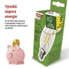 Kép 18/33 - LED izzó Filament gyertya A CLASS/ E14 / 3,8 W (60 W) / 806 lm / természetes fehér