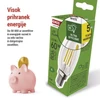 Kép 19/33 - LED izzó Filament gyertya A CLASS/ E14 / 3,8 W (60 W) / 806 lm / természetes fehér
