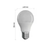Kép 4/16 - LED izzó Classic A60 / E27 / 8,5 W (60 W) / 806 lm / meleg fehér