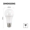 Kép 7/15 - LED izzó Classic A60 / E27 / 13,2 W (100 W) / 1 521 lm / meleg fehér