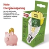 Kép 14/31 - LED izzó Filament Mini Globe A CLASS / E14 / 3,8 W (60 W) / 806 lm / meleg fehér