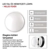 Kép 10/47 - EMOS LED mennyezeti lámpa ZURI 14W 1000lm IP54 meleg fehér
