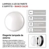 Kép 11/47 - EMOS LED mennyezeti lámpa ZURI 14W 1000lm IP54 meleg fehér