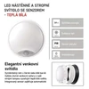 Kép 6/47 - EMOS LED mennyezeti lámpa ZURI 14W 1000lm PIR érzékelővel IP54 meleg fehér