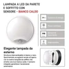 Kép 11/47 - EMOS LED mennyezeti lámpa ZURI 14W 1000lm PIR érzékelővel IP54 meleg fehér