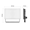 Kép 8/43 - LED-es reflektor TAMBO, 30 W, 3000 lm, IP65, fekete