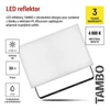 Kép 10/43 - LED-es reflektor TAMBO, 30 W, 3000 lm, IP65, fekete