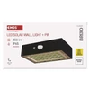 Kép 10/17 - EMOS LED SOLAR lámpatest BRIXO PIR, 350lm IP65 természetes fehér