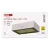 Kép 10/17 - EMOS LED SOLAR lámpatest BRIXO PIR,  350lm IP65 természetes fehér