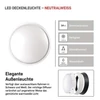Kép 7/47 - EMOS LED mennyezeti lámpa ZURI 14W 1100lm IP54 természetes fehér