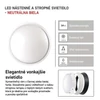 Kép 14/47 - EMOS LED mennyezeti lámpa ZURI 14W 1100lm IP54 természetes fehér