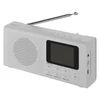 Kép 2/19 - Hordozható rádió Bluetooth, MP3, DAB / DAB+ / FM, fehér színben