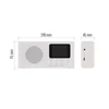 Kép 19/19 - Hordozható rádió Bluetooth, MP3, DAB / DAB+ / FM, fehér színben
