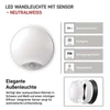 Kép 7/47 - EMOS LED mennyezeti lámpa ZURI 14W 1100lm IP54 PIR érzékelővel természetes fehér