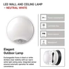 Kép 8/47 - EMOS LED mennyezeti lámpa ZURI 14W 1100lm IP54 PIR érzékelővel természetes fehér