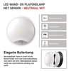 Kép 12/47 - EMOS LED mennyezeti lámpa ZURI 14W 1100lm IP54 PIR érzékelővel természetes fehér