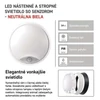 Kép 14/47 - EMOS LED mennyezeti lámpa ZURI 14W 1100lm IP54 PIR érzékelővel természetes fehér