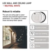 Kép 19/47 - EMOS LED mennyezeti lámpa ZURI 14W 1100lm IP54 PIR érzékelővel természetes fehér