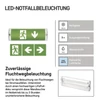Kép 4/35 - EMOS LED vészvilágító lámpatest NESSI 3W 3 óra IP65