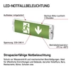 Kép 15/35 - EMOS LED vészvilágító lámpatest NESSI 3W 3 óra IP65